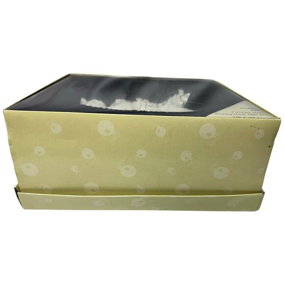 Classic Noel Porcelain Musical Rocking Horse with 24k Accents-New in Box! - Picture 8 of 9